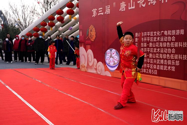 奇异果体育-唐山开平：传统武术闹元宵(图2)